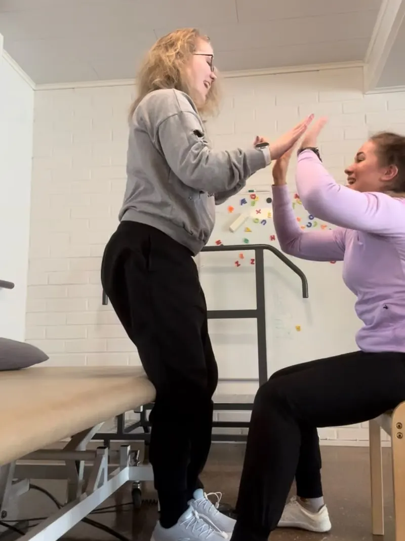 Yläfemma harjoituksen lomassa